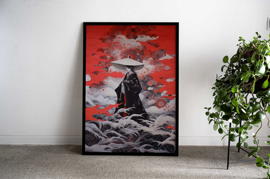 Asian Woman Asian Style Poster | Wall Art for Home & Office | High-Quality Print