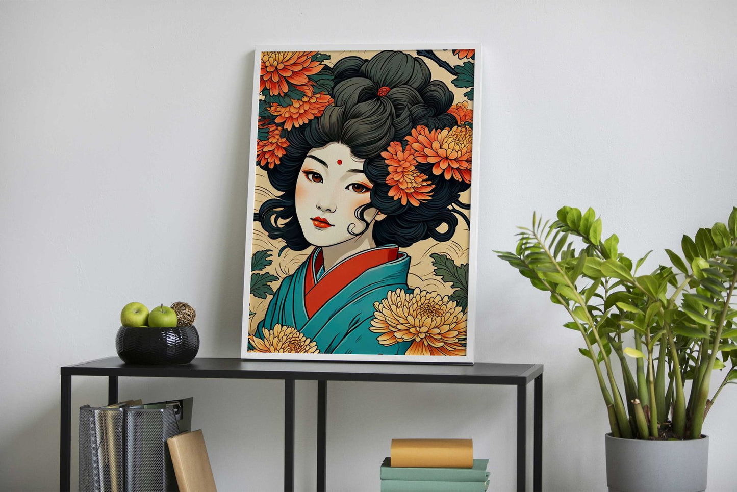 Asian gardener girl Asian Style Poster | Wall Art for Home & Office | High-Quality Print