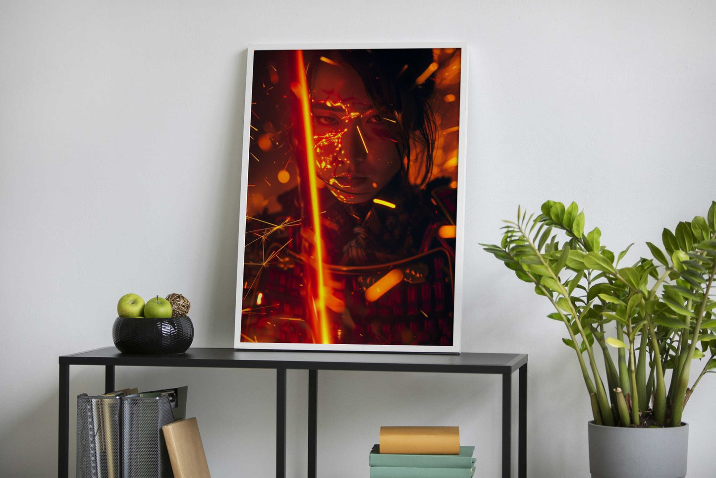 Asian themed Warrior Asian Style Poster | Wall Art for Home & Office | High-Quality Print