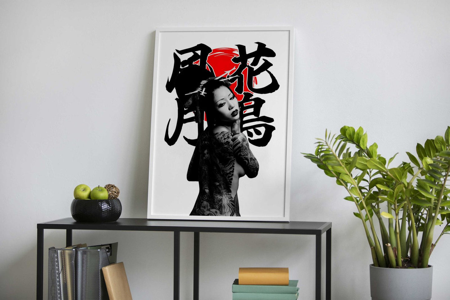 Asian woman tattoo Asian Style Poster | Wall Art for Home & Office | High-Quality Print