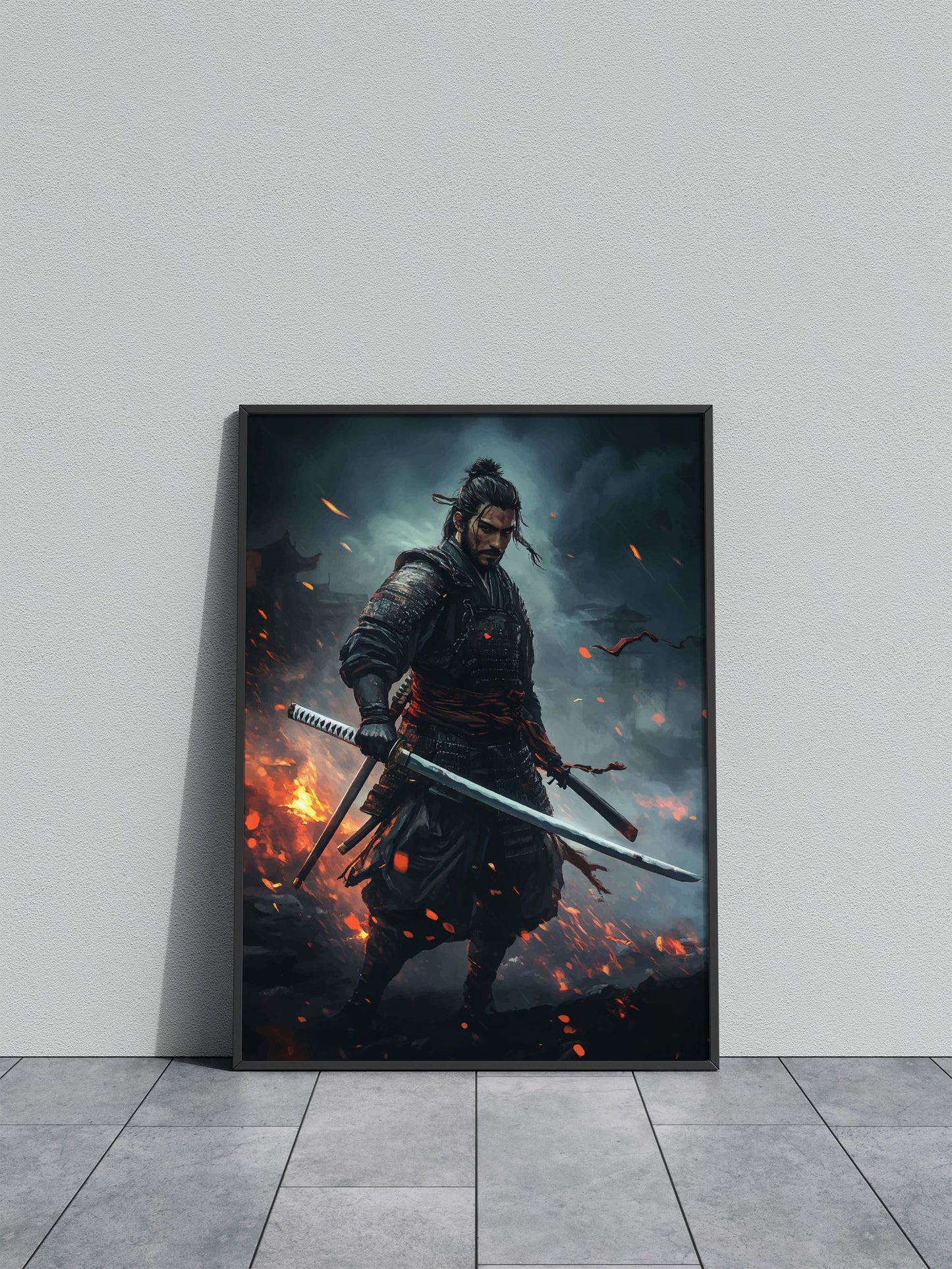 Assassin Knight Japanese Asian Style Poster | Wall Art for Home & Office | High-Quality Print