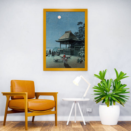 Autumn Moon at Ishiyama Asian Style Poster | Wall Art for Home & Office | High-Quality Print