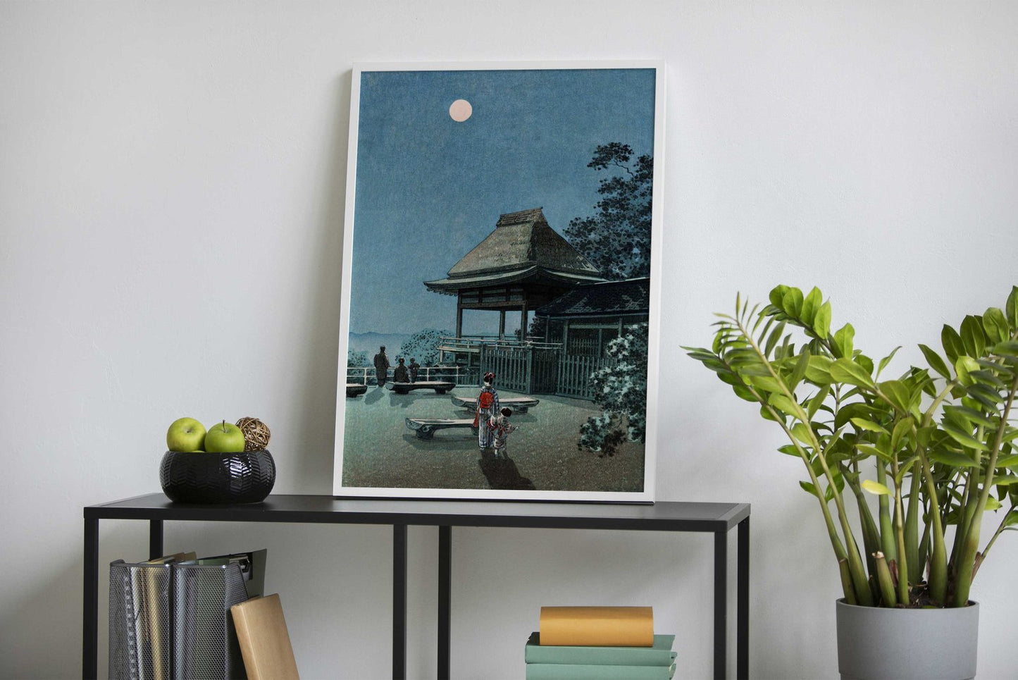 Autumn Moon at Ishiyama Asian Style Poster | Wall Art for Home & Office | High-Quality Print