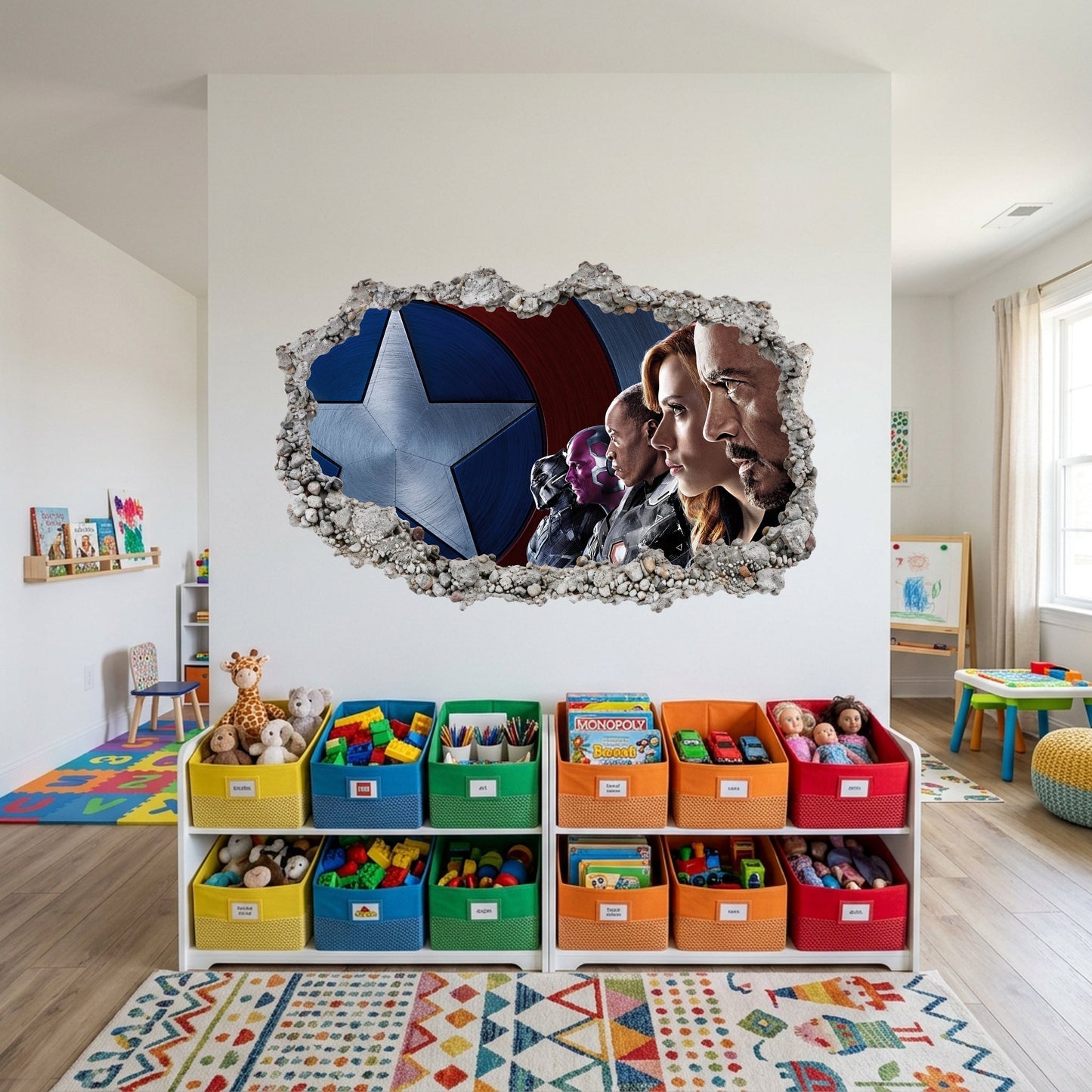 Avengers Endgame Heroes Bedroom Decor Nursery Wall Art 027