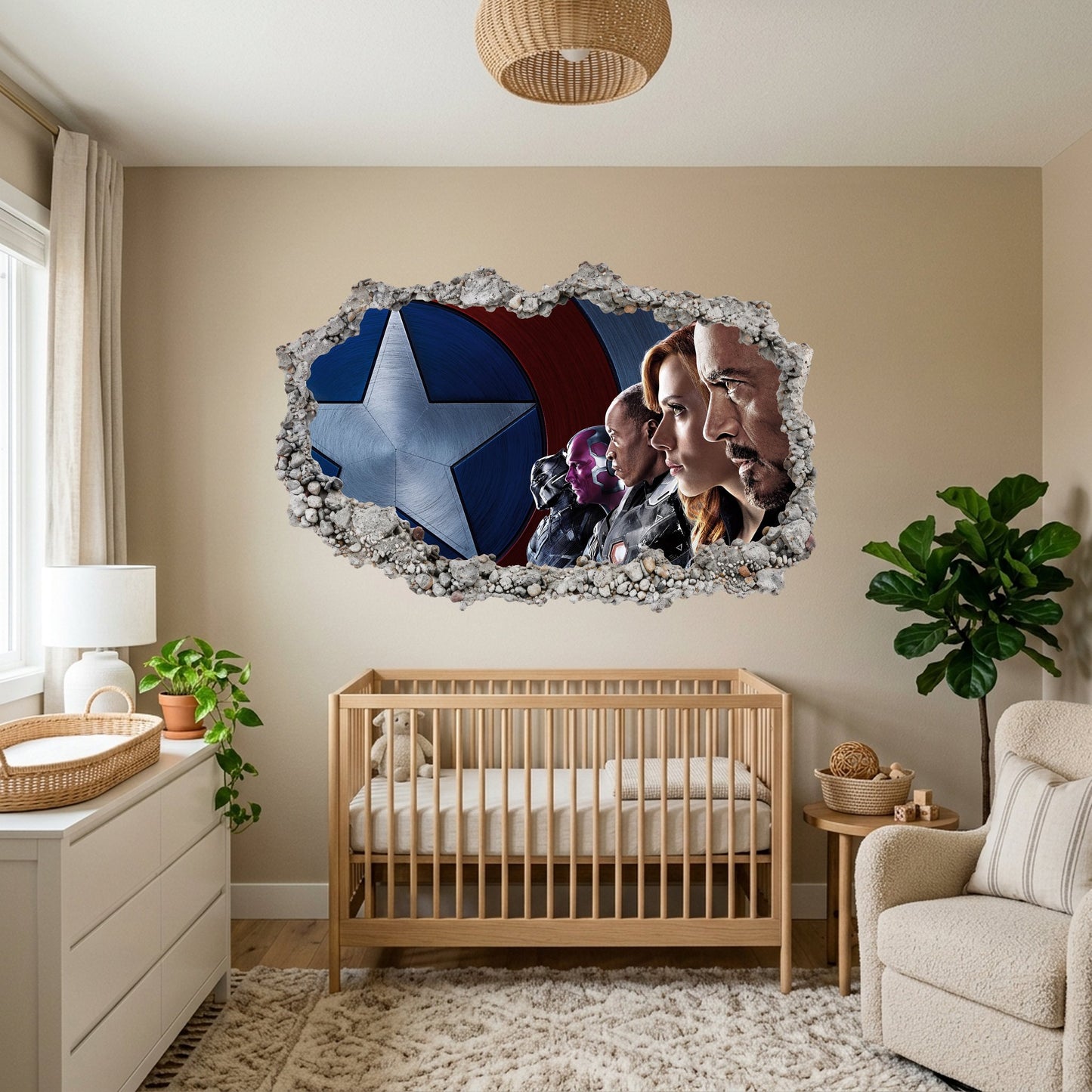Avengers Endgame Heroes Bedroom Decor Nursery Wall Art 027