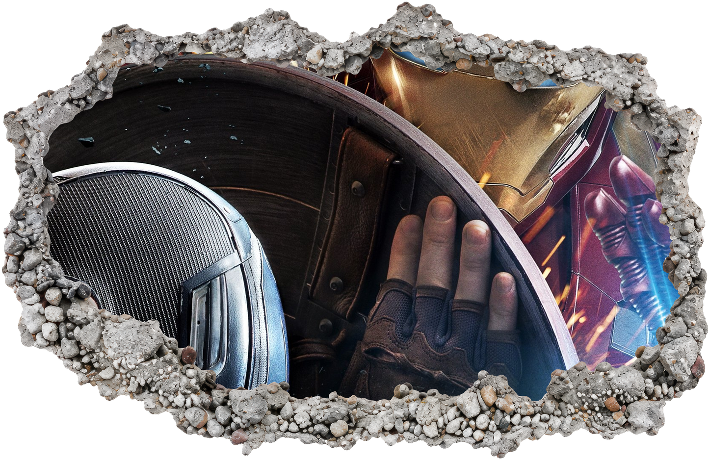 Avengers Endgame Heroes Wall Art Sticker Vinyl Mural 033