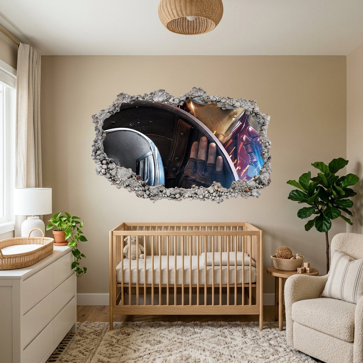 Avengers Endgame Heroes Wall Art Sticker Vinyl Mural 033