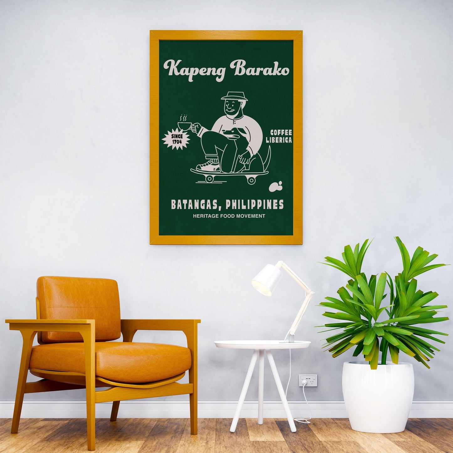 BARAKO COFFEE PHILIPPINES Asian Style Poster | Wall Art for Home & Office | High-Quality Print