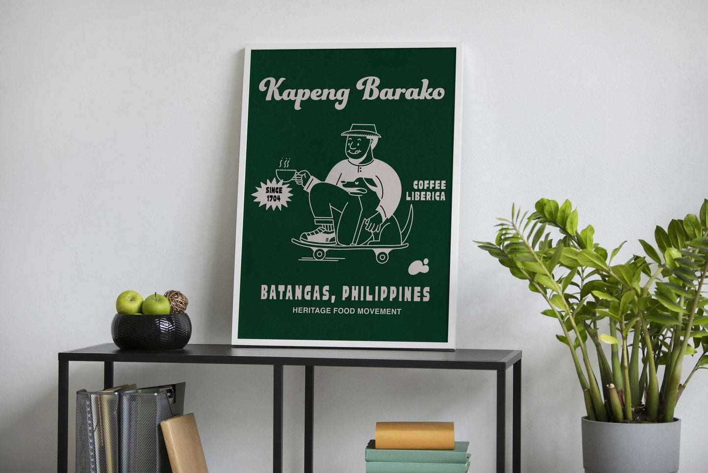 BARAKO COFFEE PHILIPPINES Asian Style Poster | Wall Art for Home & Office | High-Quality Print