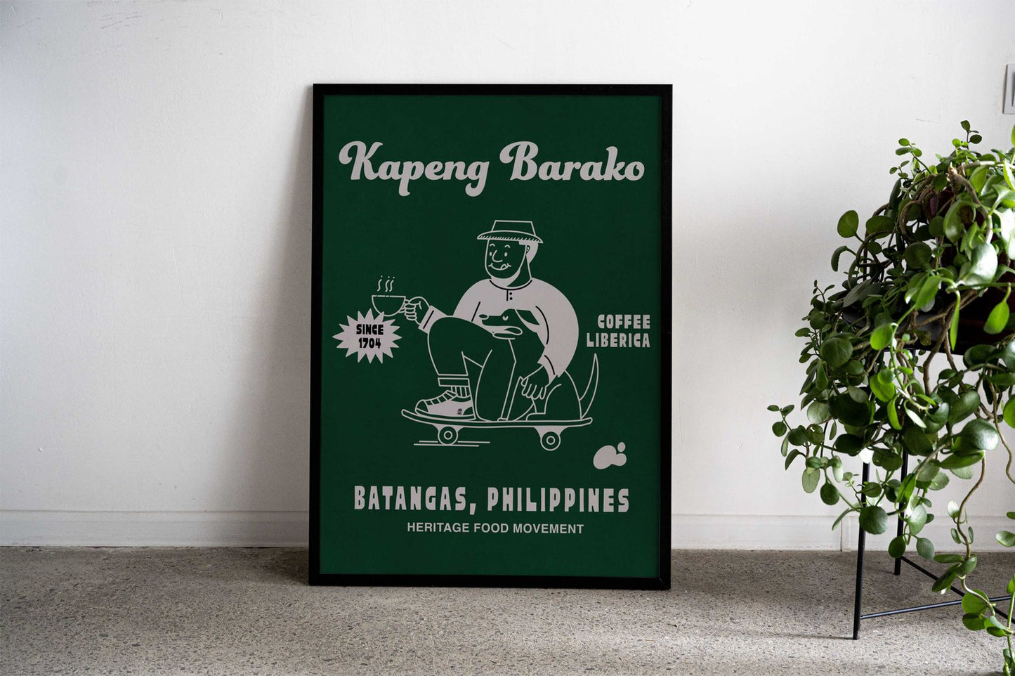 BARAKO COFFEE PHILIPPINES Asian Style Poster | Wall Art for Home & Office | High-Quality Print