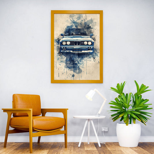 BMW Asian Style Poster | Wall Art for Home & Office | High-Quality Print - High-quality vinyl skin wrap decal with 