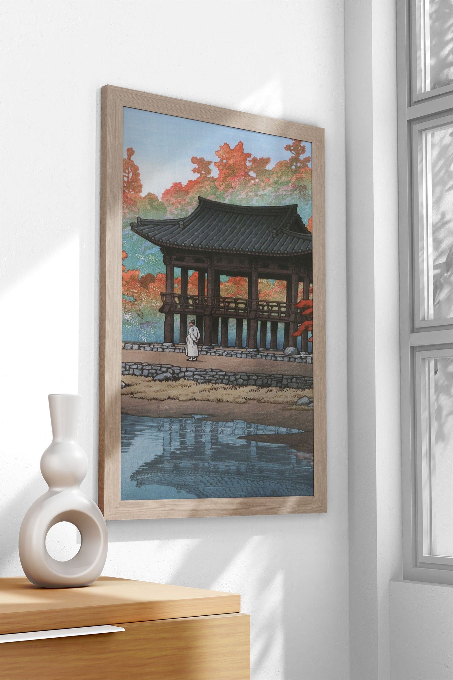 Baekyang Temple of Korea Asian Style Poster | Wall Art for Home & Office | High-Quality Print