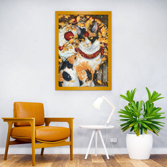Bakeneko Asian Style Poster | Wall Art for Home & Office | High-Quality Print
