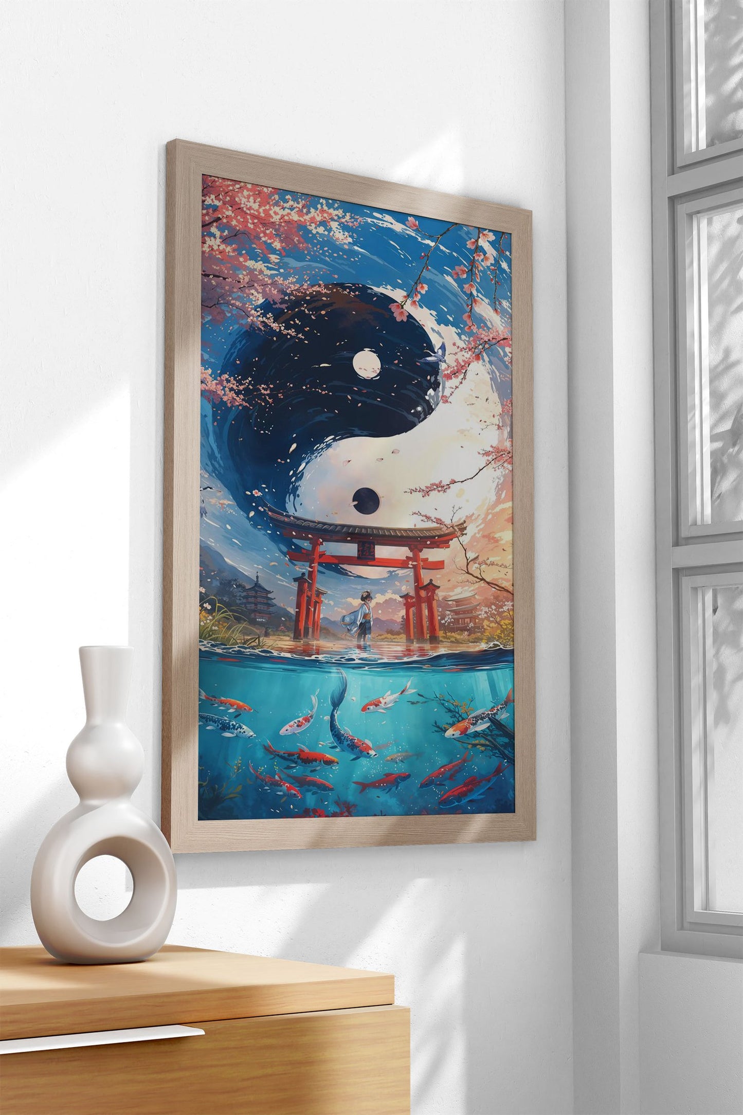 Balance Of The Elements Asian Style Poster | Wall Art for Home & Office | High-Quality Print