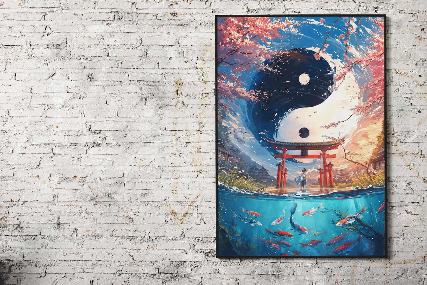 Balance Of The Elements Asian Style Poster | Wall Art for Home & Office | High-Quality Print