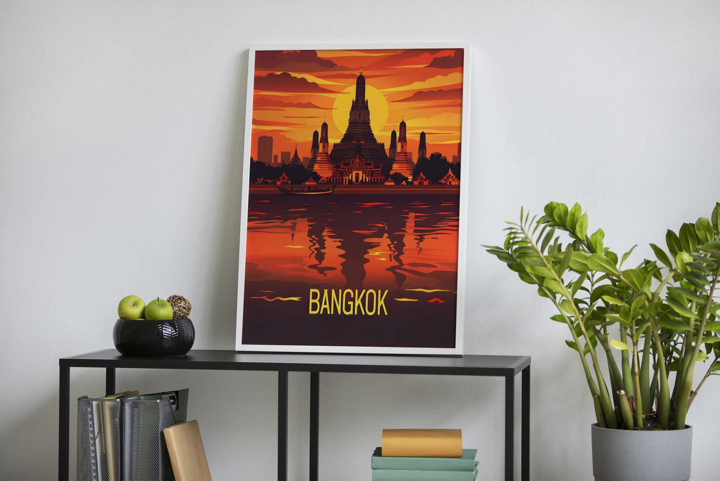Bangkok Thailand Travel Asian Style Poster | Wall Art for Home & Office | High-Quality Print