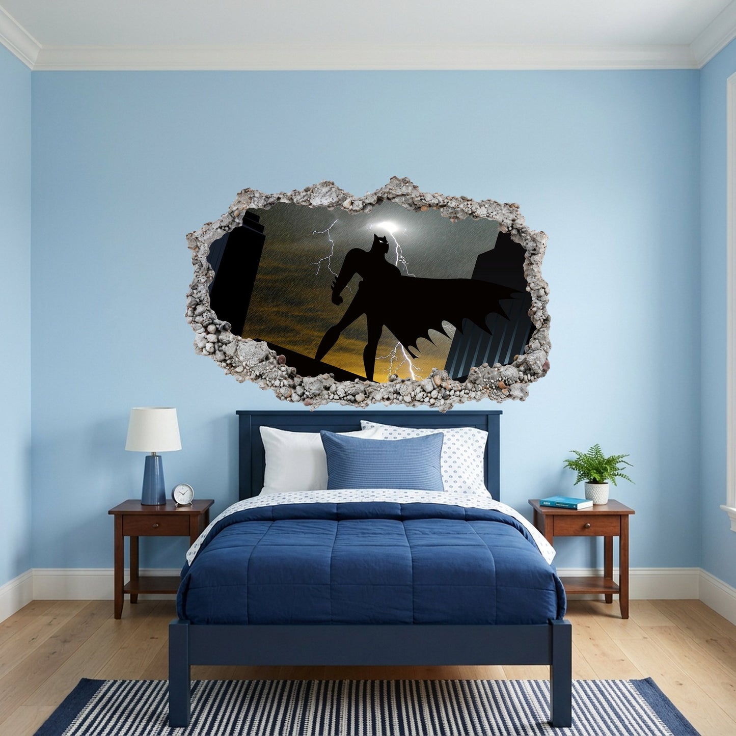 Batman Gotham City Hero Bedroom Decor Wall Art Sticker 054