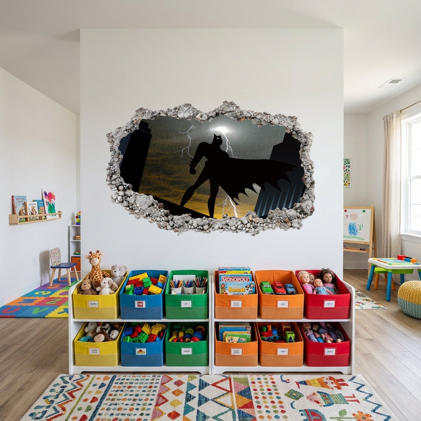 Batman Gotham City Hero Bedroom Decor Wall Art Sticker 054