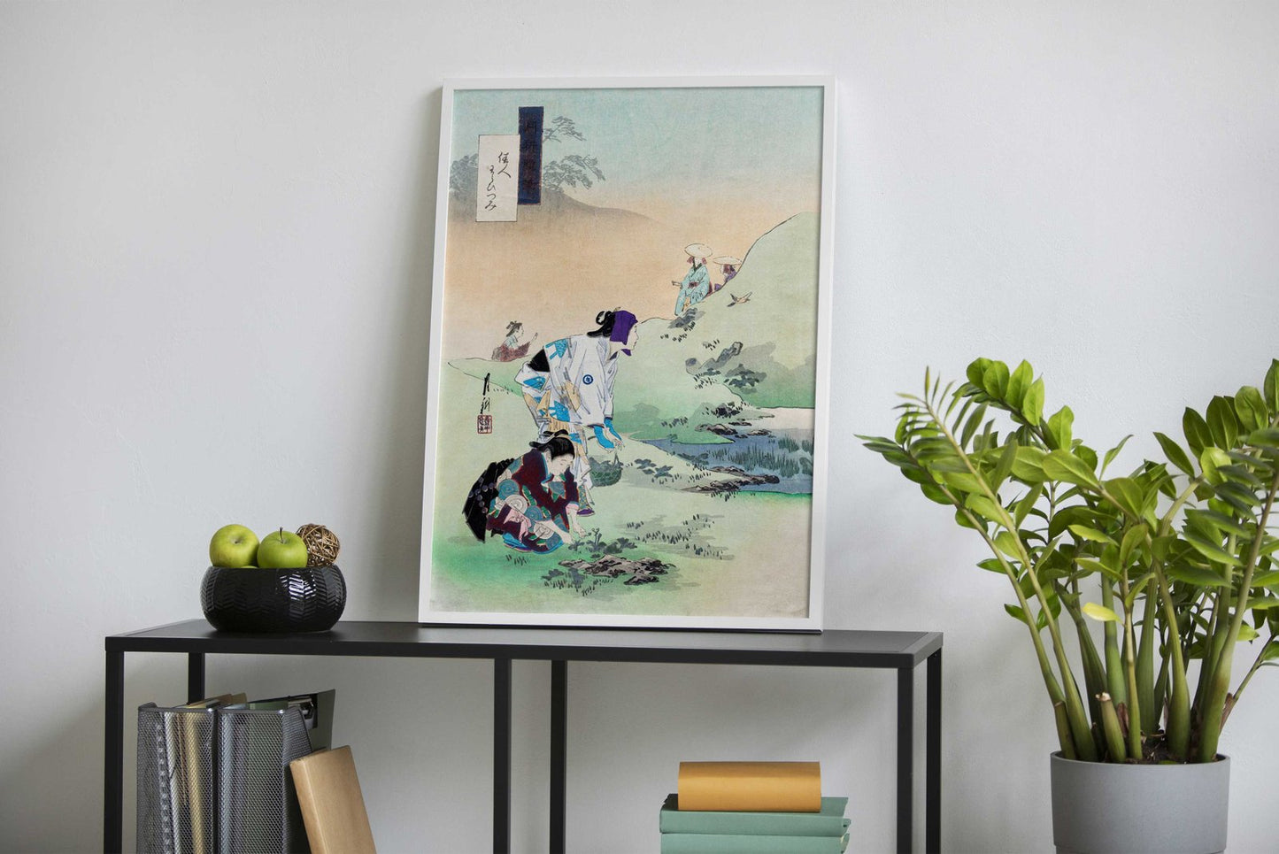 Beauties Harvesting Asian Style Poster | Wall Art for Home & Office | High-Quality Print