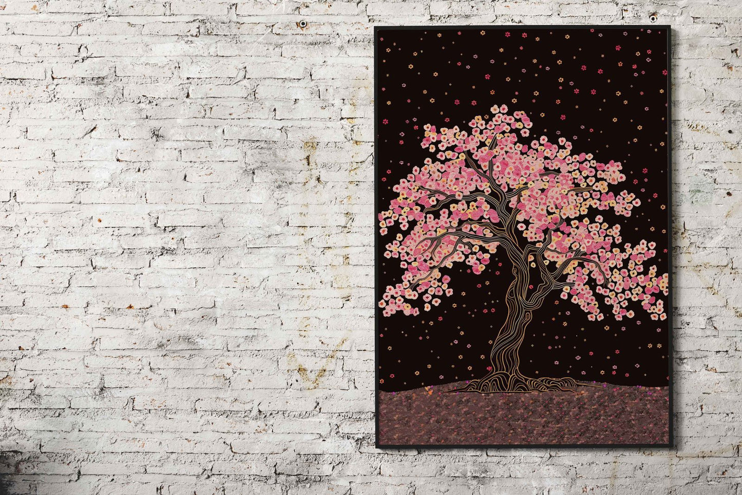 Beautiful Cherry Blossom Asian Style Poster | Wall Art for Home & Office | High-Quality Print