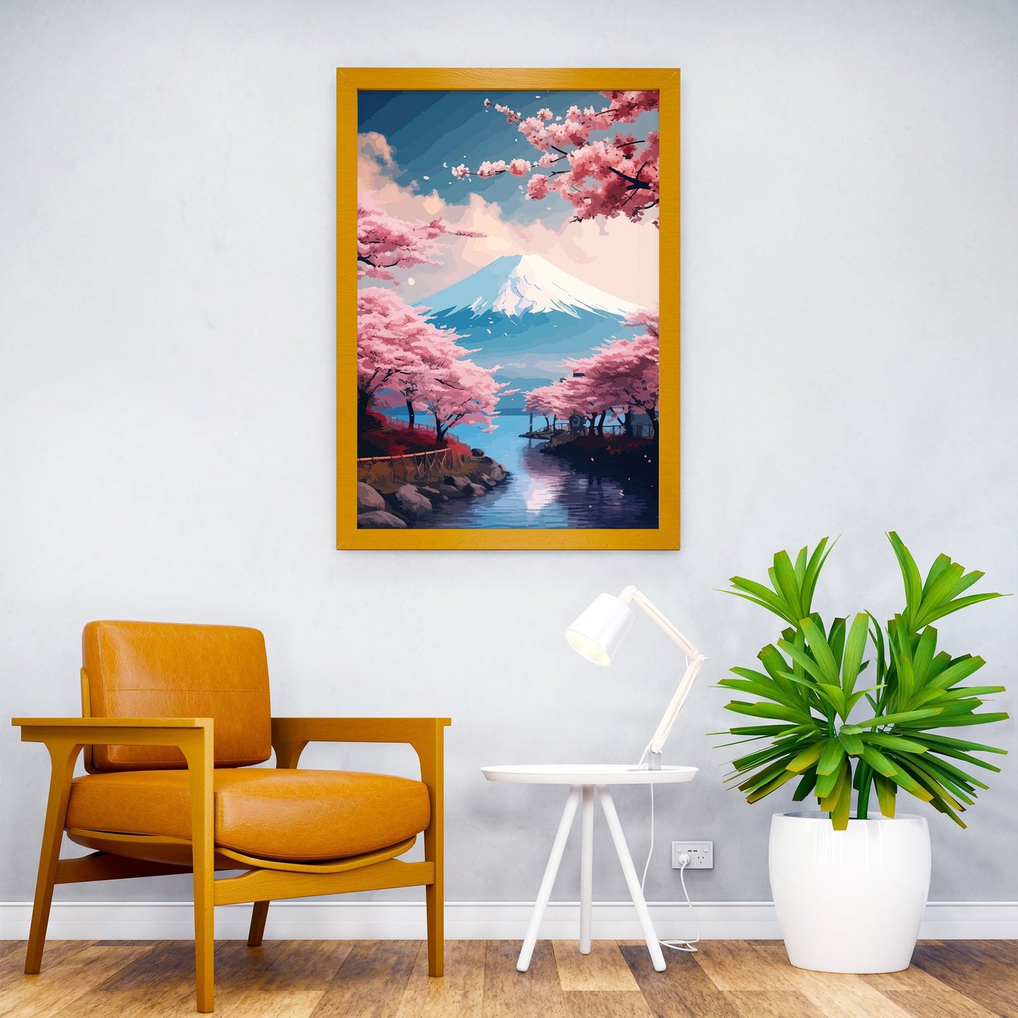 Beautiful Fuji Asian Style Poster | Wall Art for Home & Office | High-Quality Print