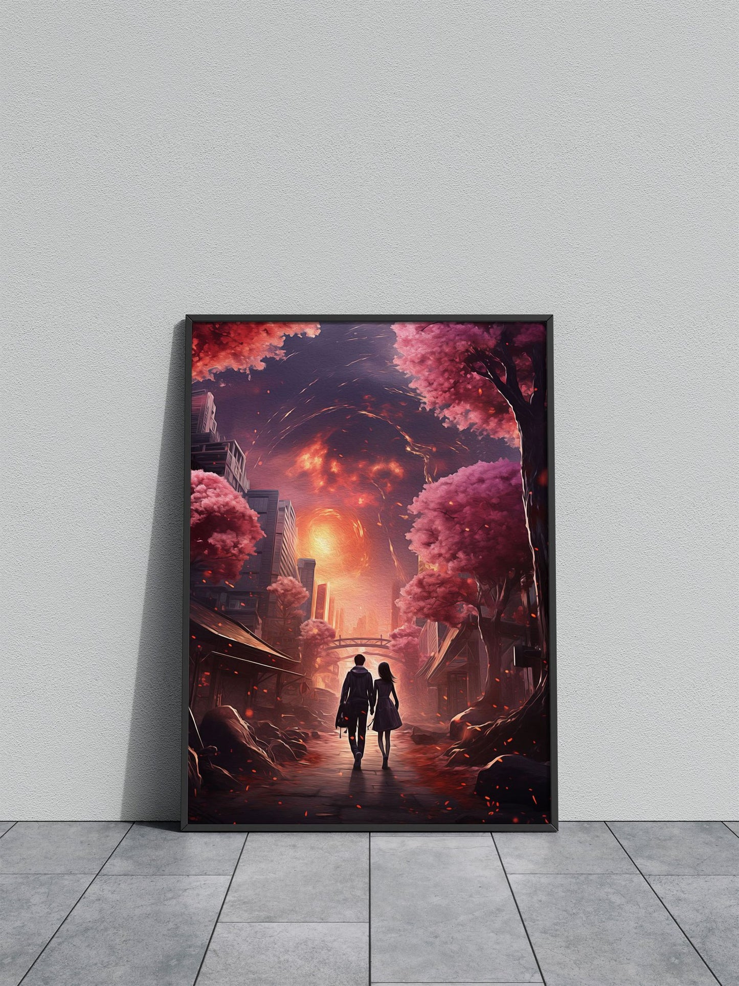 Beautiful Futures Together Asian Style Poster | Wall Art for Home & Office | High-Quality Print