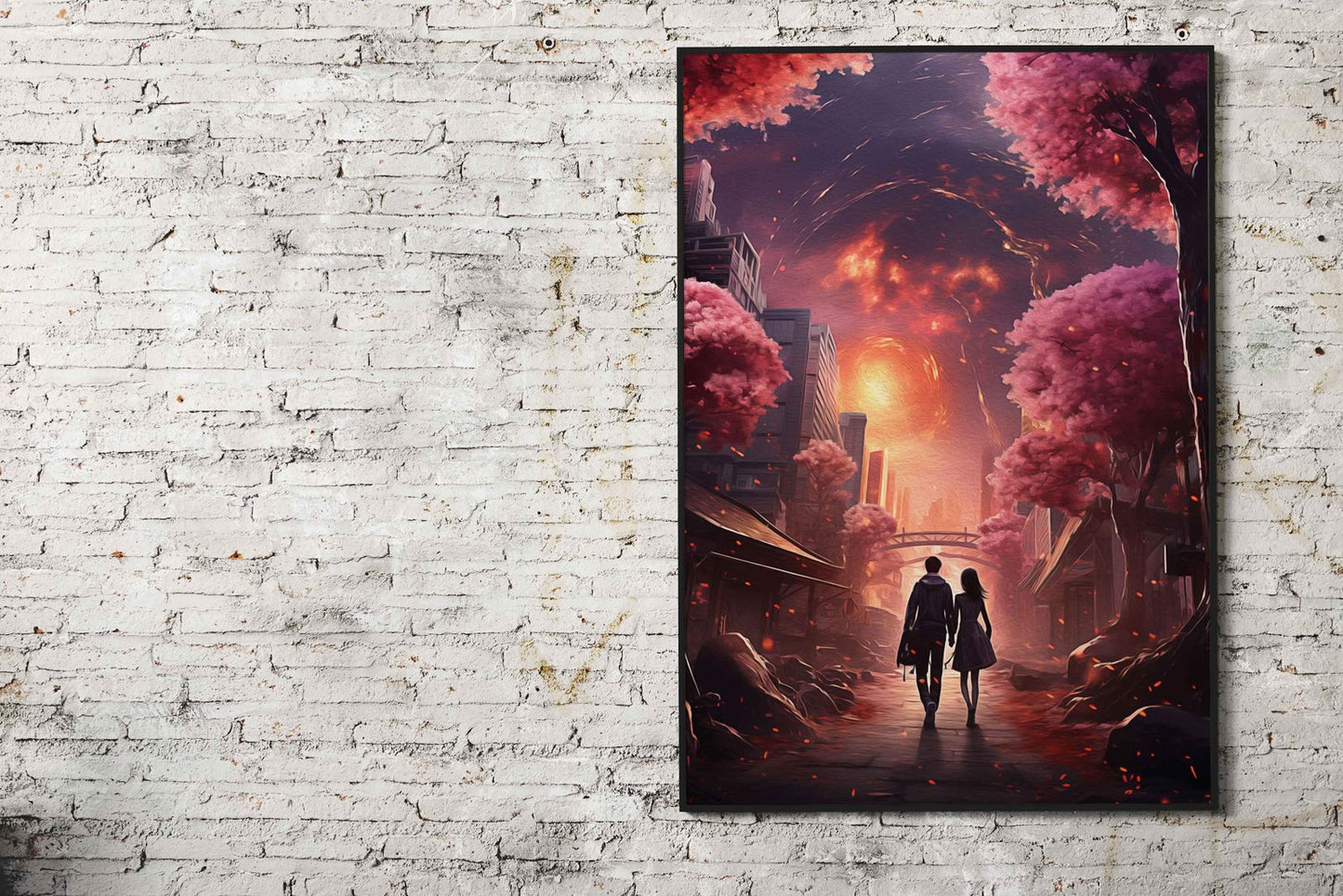 Beautiful Futures Together Asian Style Poster | Wall Art for Home & Office | High-Quality Print