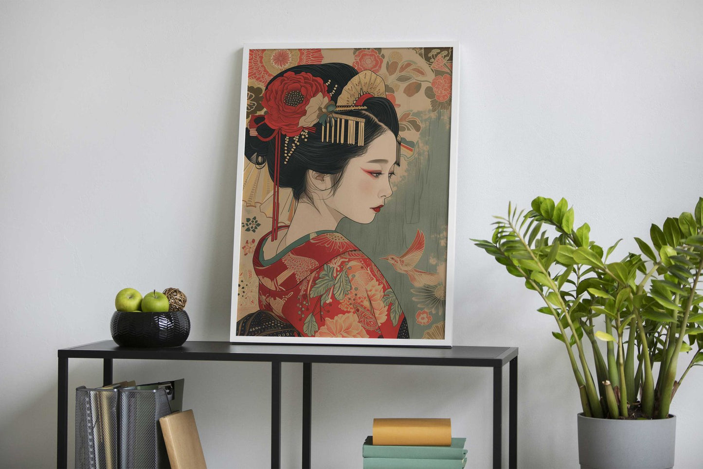 Beautiful Geisha Poster Asian Style Poster | Wall Art for Home & Office | High-Quality Print