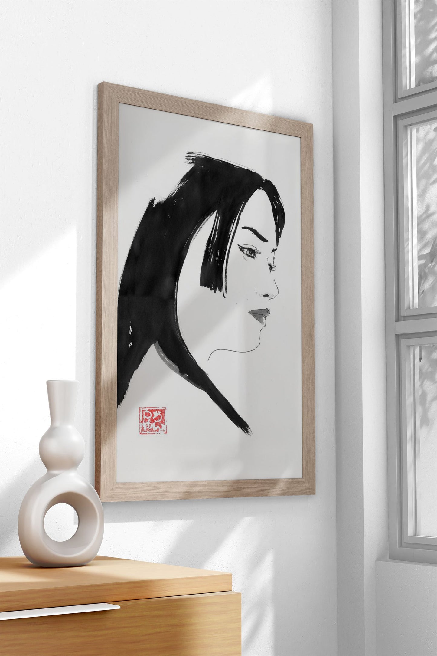 Beautiful Geisha Asian Style Poster | Wall Art for Home & Office | High-Quality Print