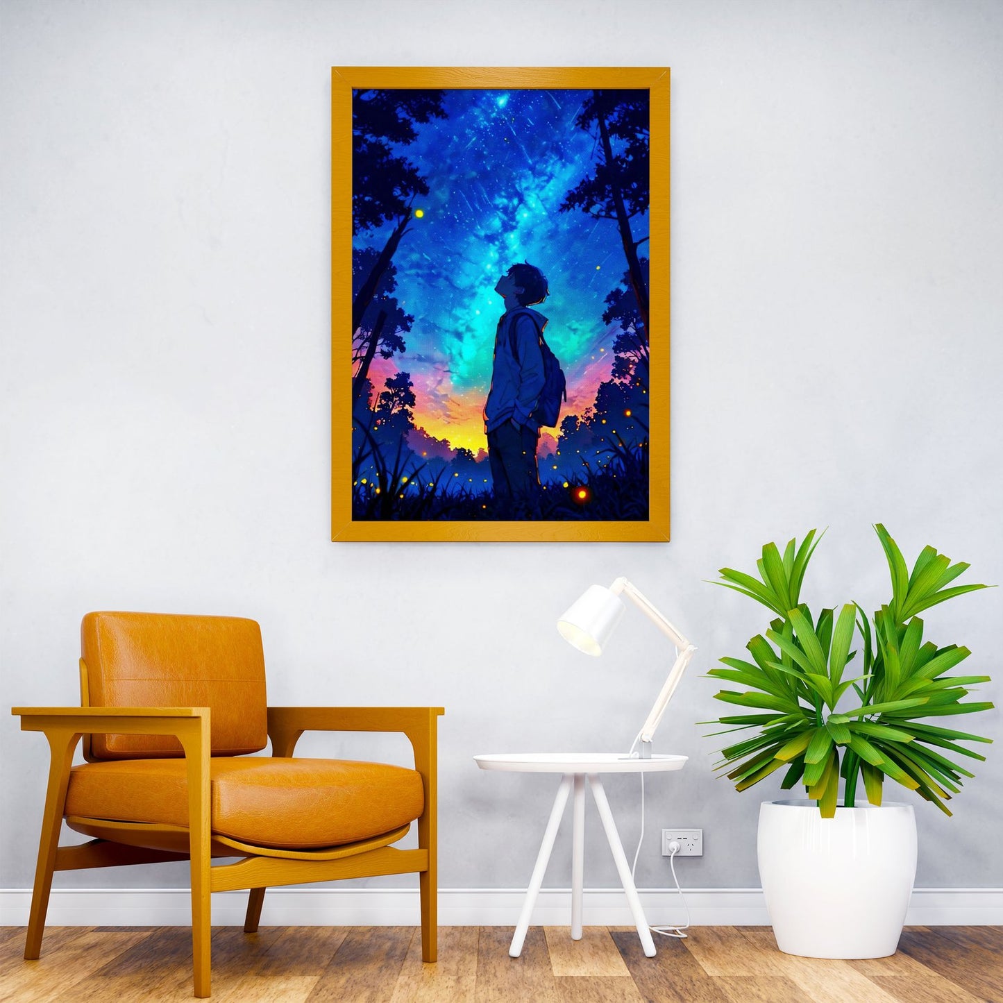 Beautiful Night Boy Asian Style Poster | Wall Art for Home & Office | High-Quality Print
