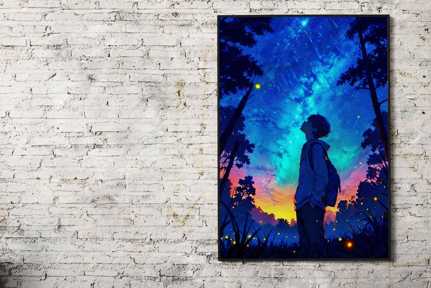 Beautiful Night Boy Asian Style Poster | Wall Art for Home & Office | High-Quality Print