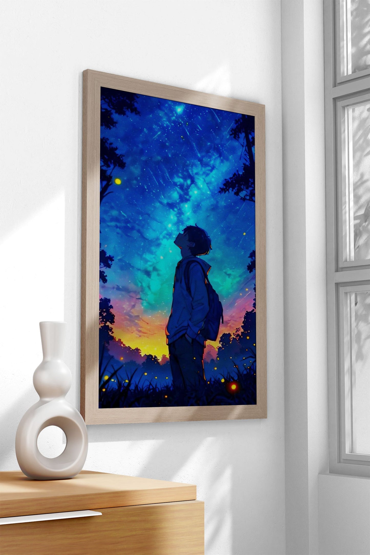 Beautiful Night Boy Asian Style Poster | Wall Art for Home & Office | High-Quality Print