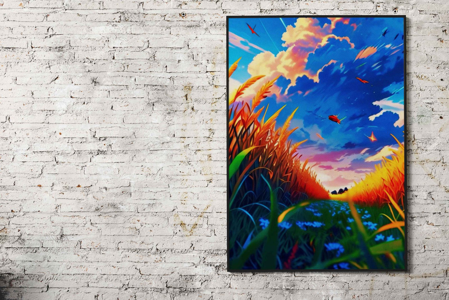 Beautiful Ricefield Asian Style Poster | Wall Art for Home & Office | High-Quality Print