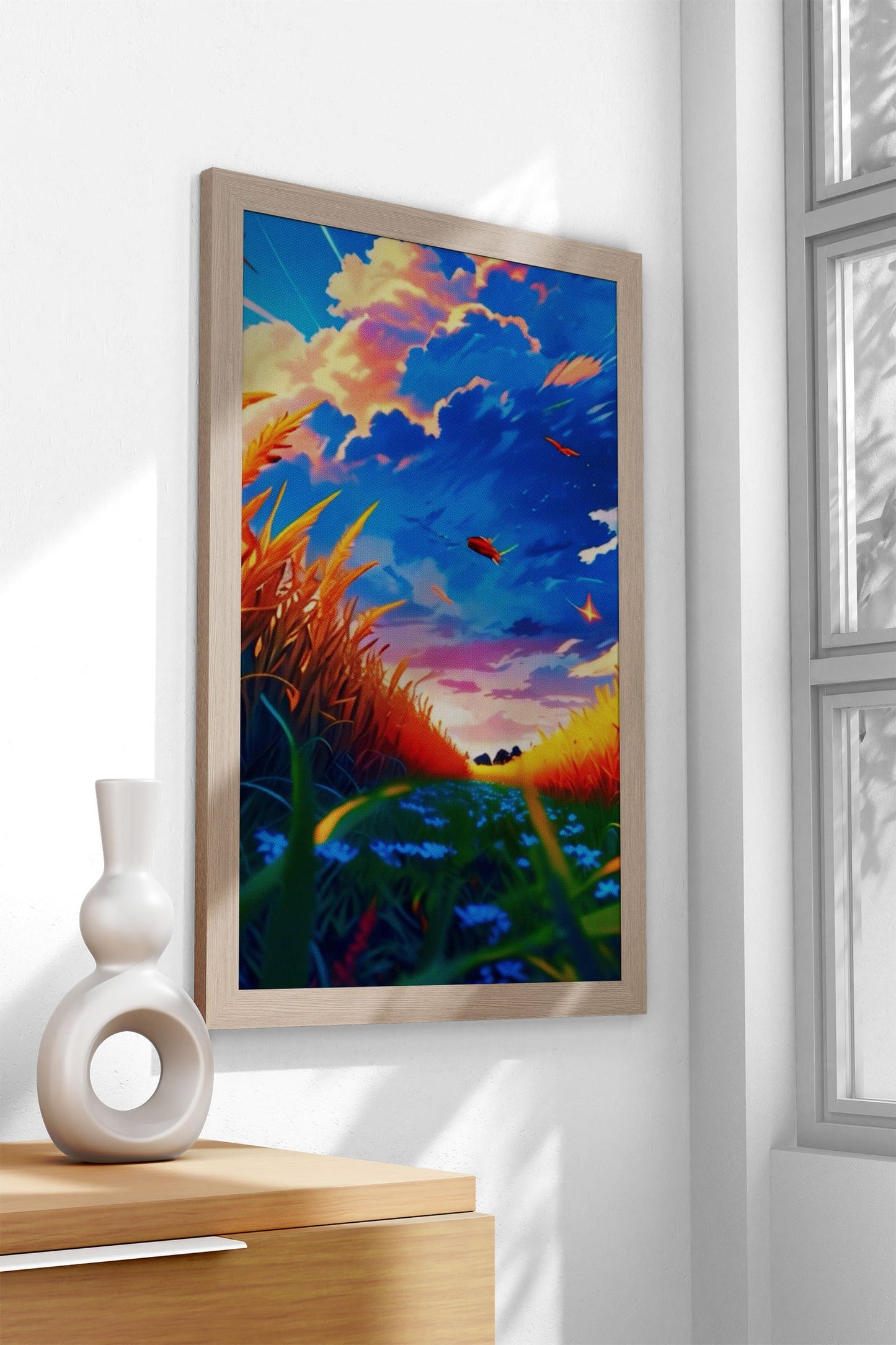 Beautiful Ricefield Asian Style Poster | Wall Art for Home & Office | High-Quality Print