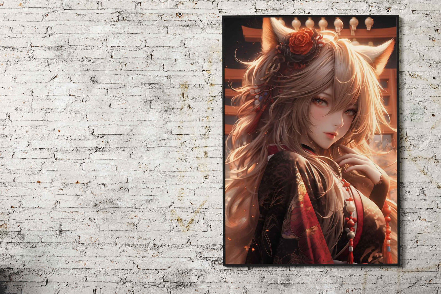 Beautiful Samurai Girl Asian Style Poster | Wall Art for Home & Office | High-Quality Print