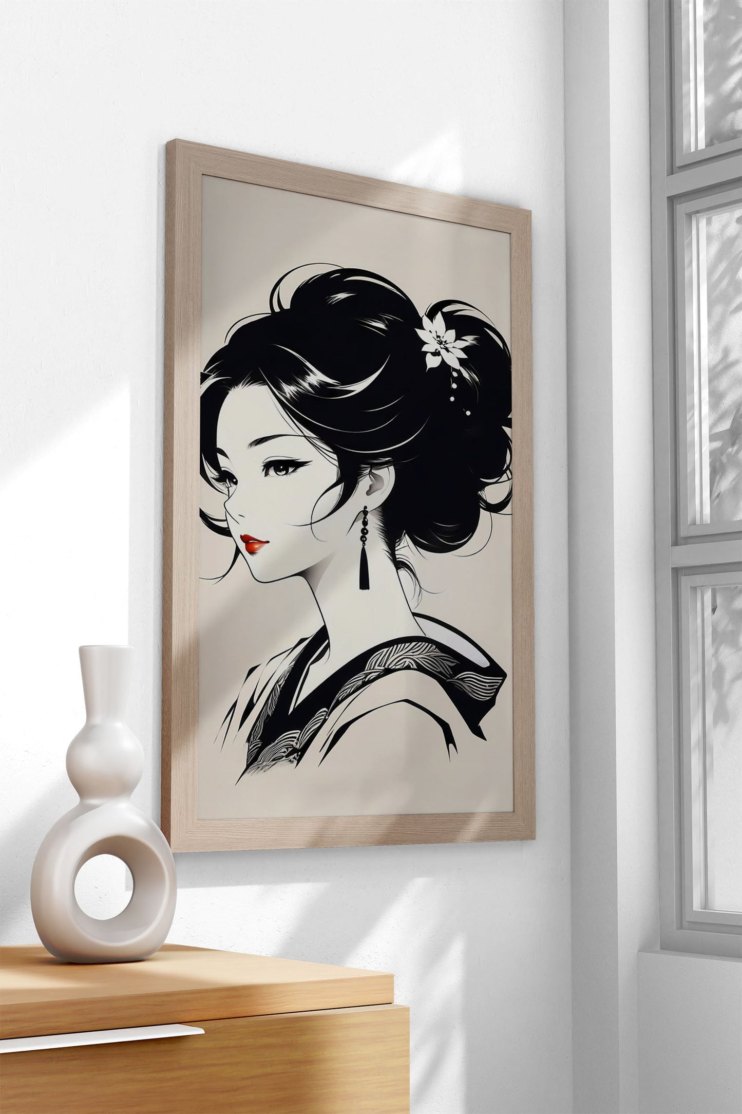 Beautiful Sketch Asian Style Poster | Wall Art for Home & Office | High-Quality Print