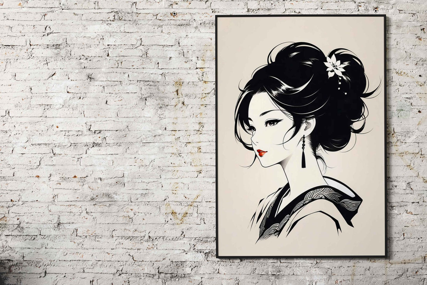 Beautiful Sketch Asian Style Poster | Wall Art for Home & Office | High-Quality Print