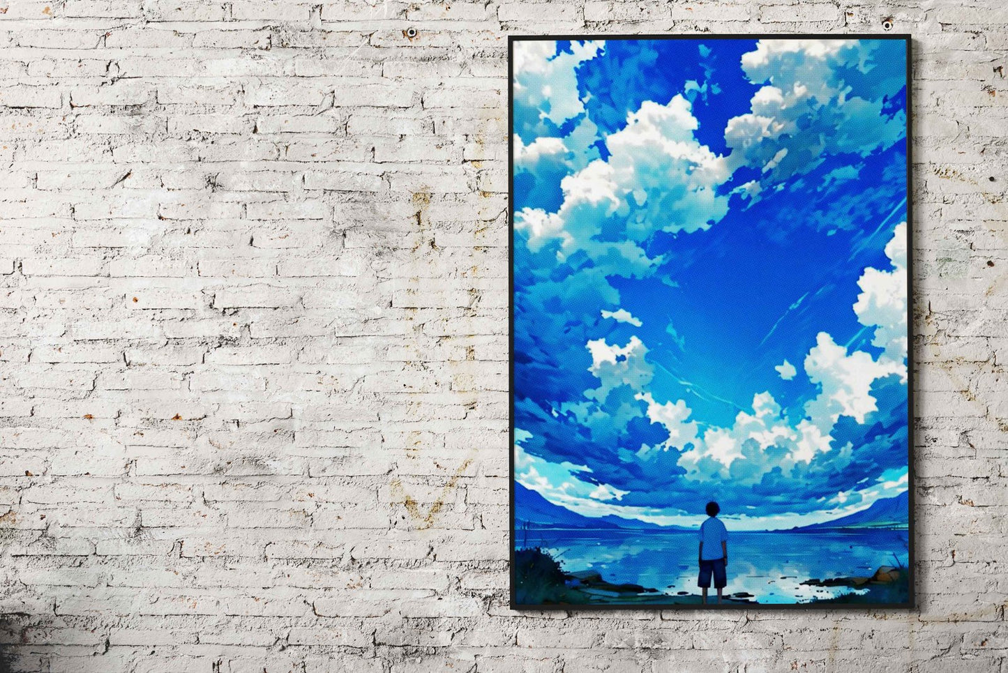 Beautiful Sky Boy Asian Style Poster | Wall Art for Home & Office | High-Quality Print