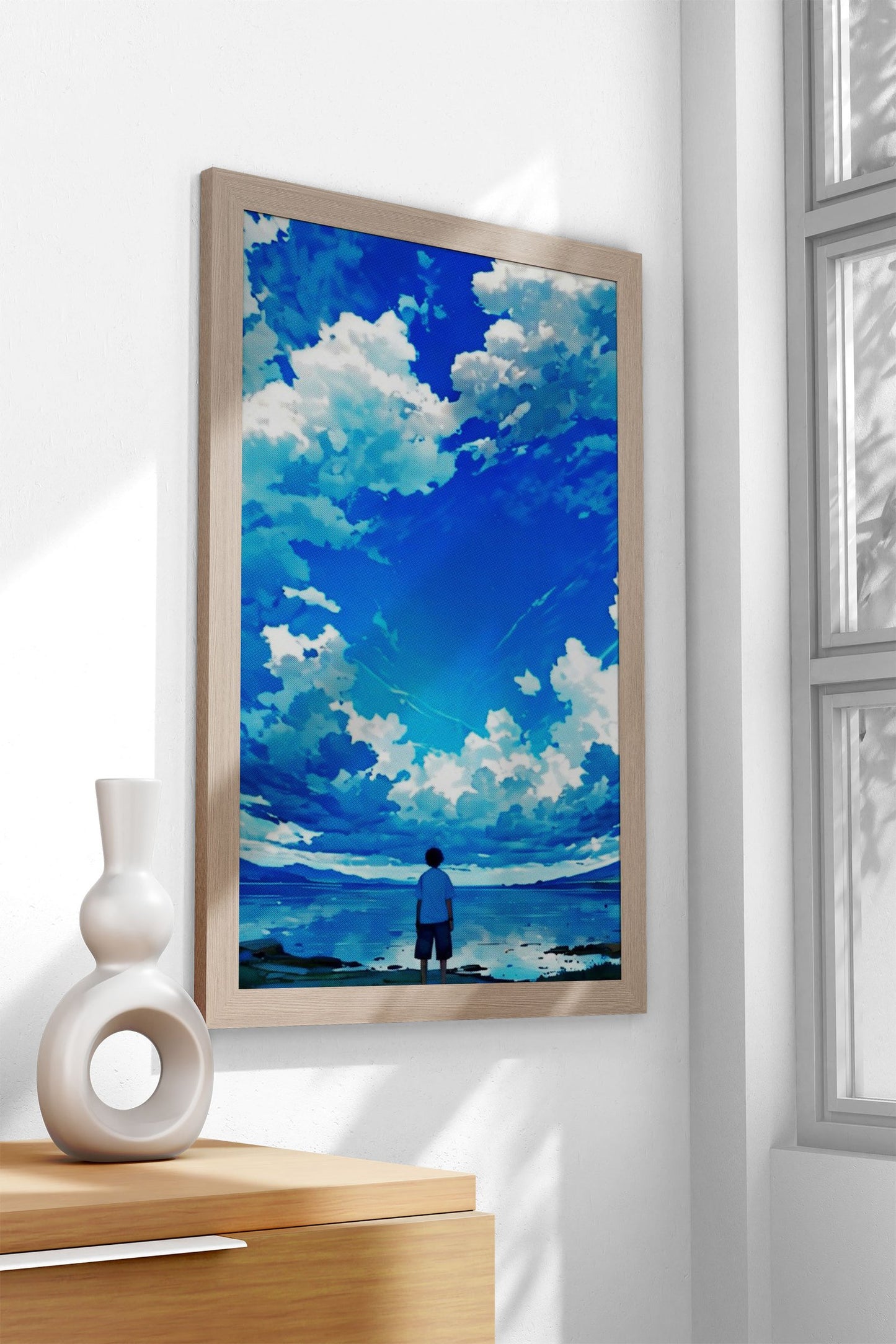 Beautiful Sky Boy Asian Style Poster | Wall Art for Home & Office | High-Quality Print