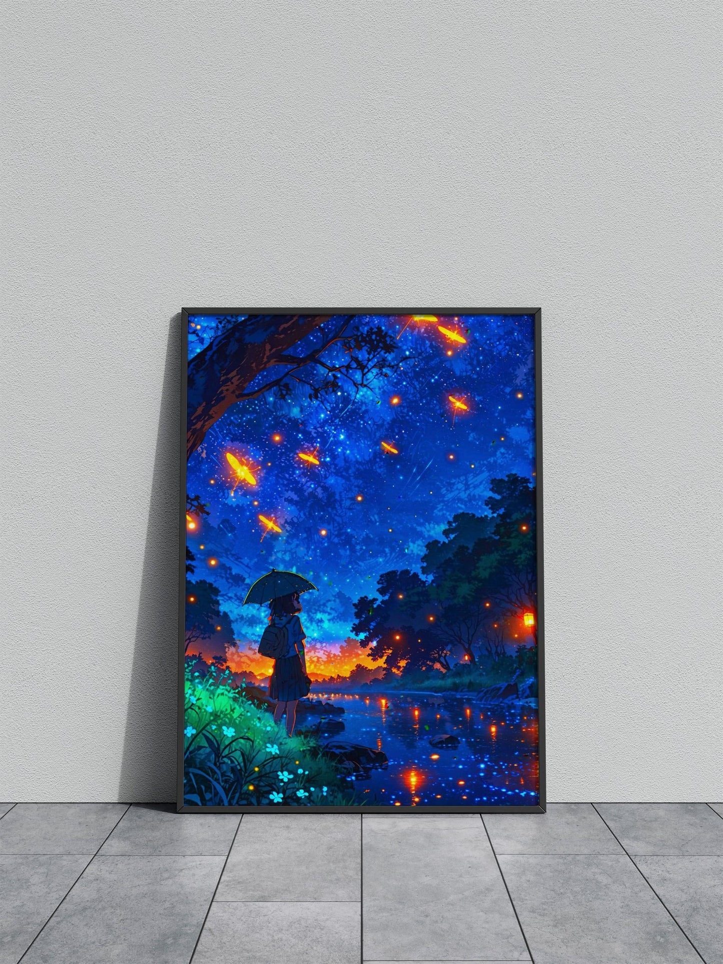 Beautiful Sky Asian Style Poster | Wall Art for Home & Office | High-Quality Print