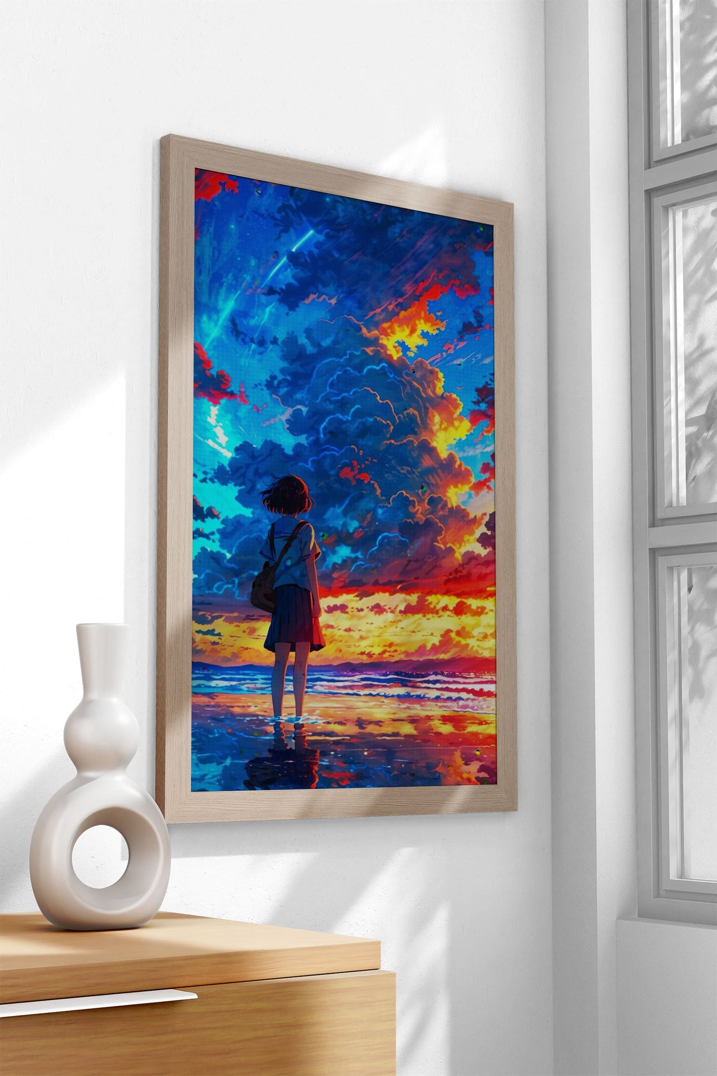 Beautiful Sunset Asian Style Poster | Wall Art for Home & Office | High-Quality Print