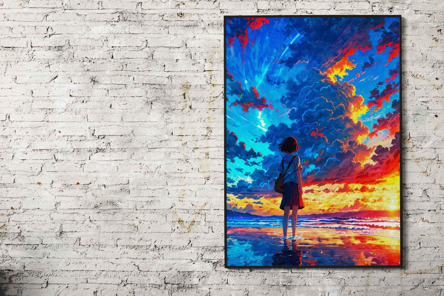 Beautiful Sunset Asian Style Poster | Wall Art for Home & Office | High-Quality Print
