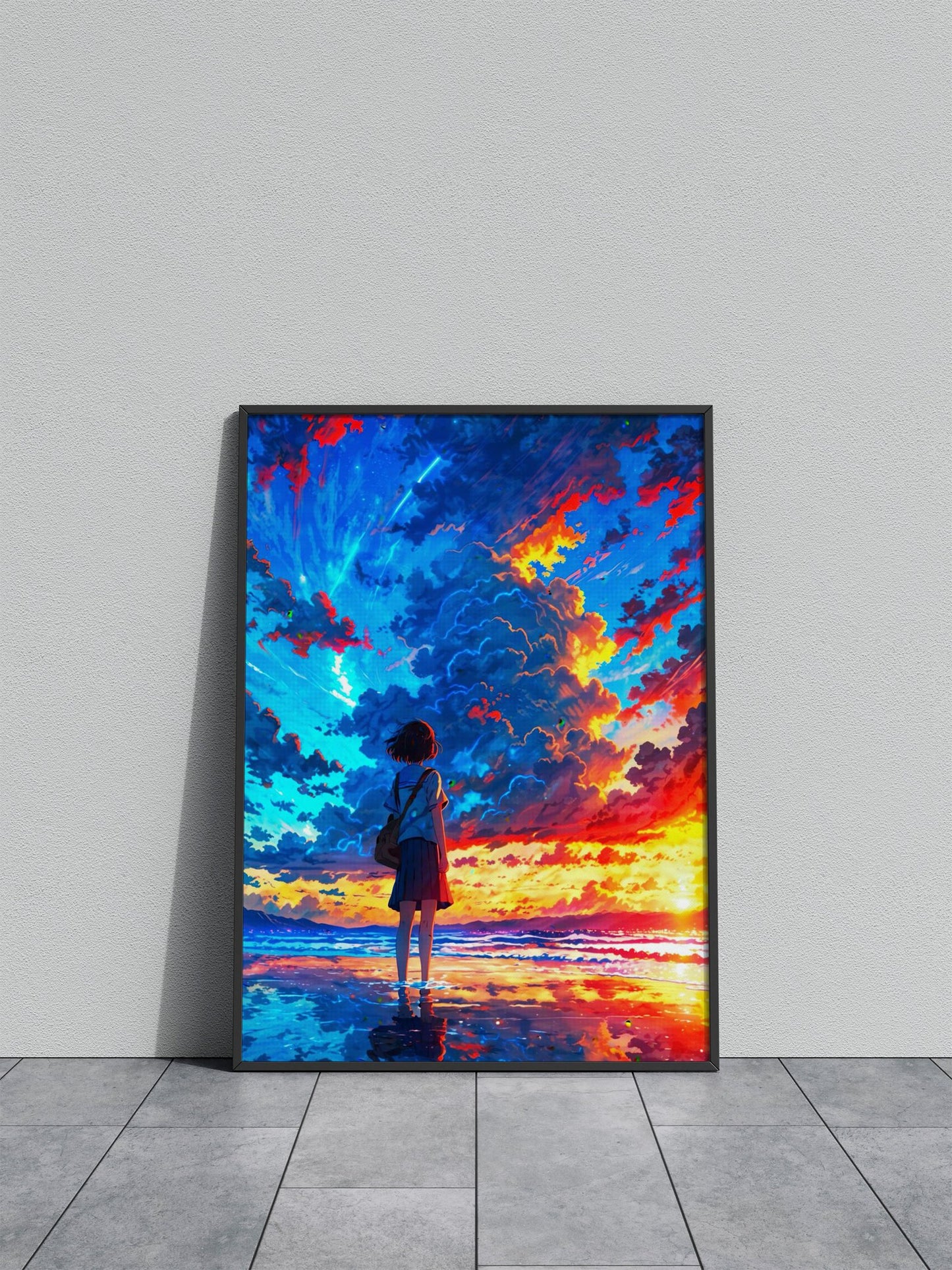 Beautiful Sunset Asian Style Poster | Wall Art for Home & Office | High-Quality Print