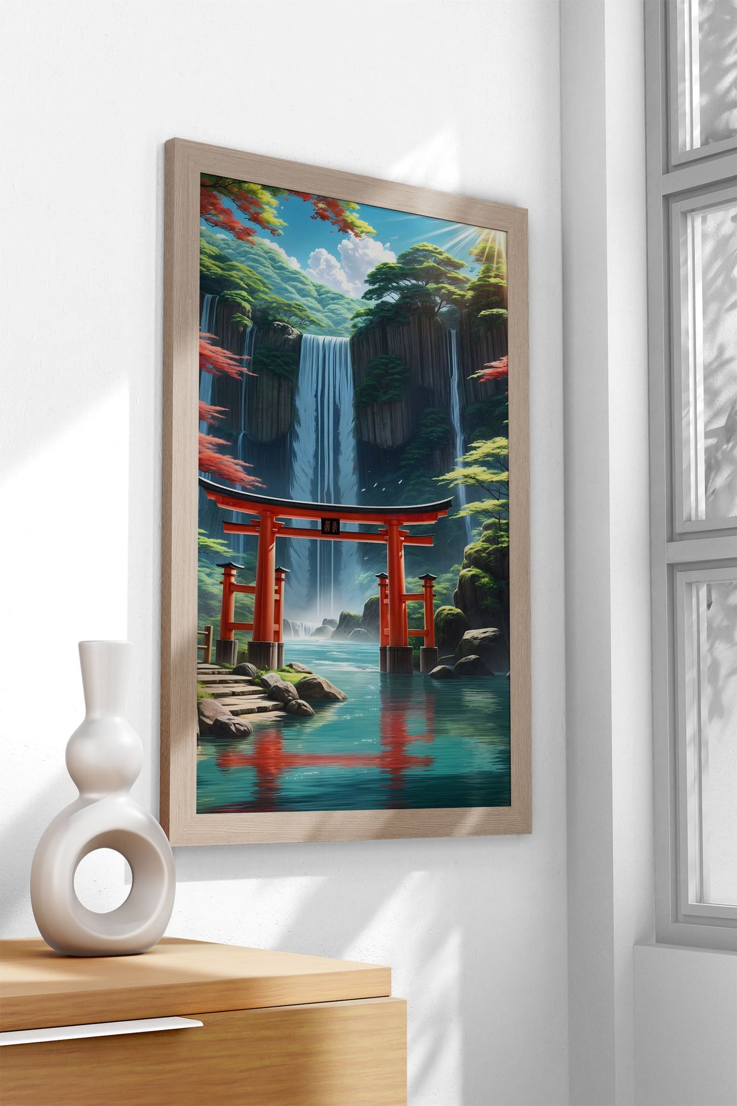 Beautiful tori gate japan Asian Style Poster | Wall Art for Home & Office | High-Quality Print