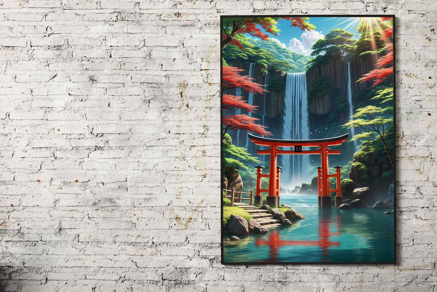 Beautiful tori gate japan Asian Style Poster | Wall Art for Home & Office | High-Quality Print