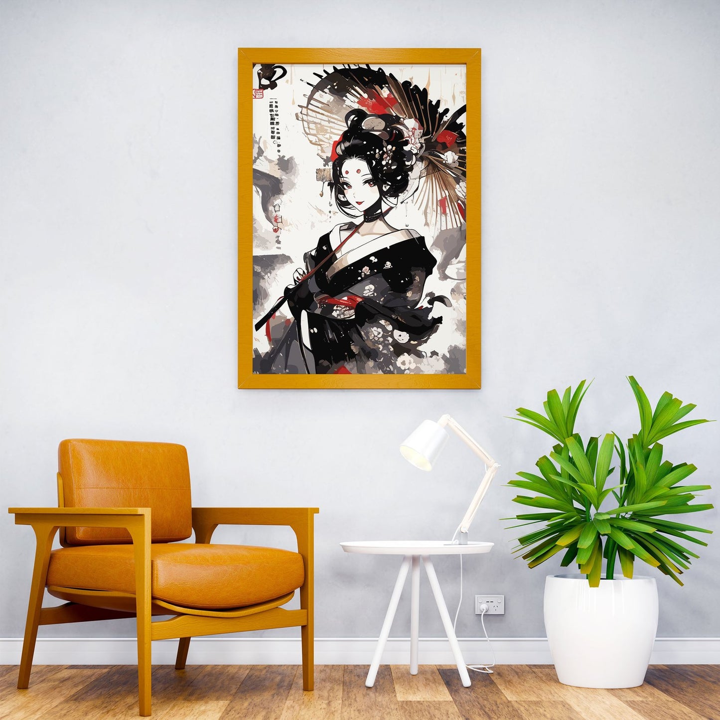 Beauty Geisha Asian Style Poster | Wall Art for Home & Office | High-Quality Print