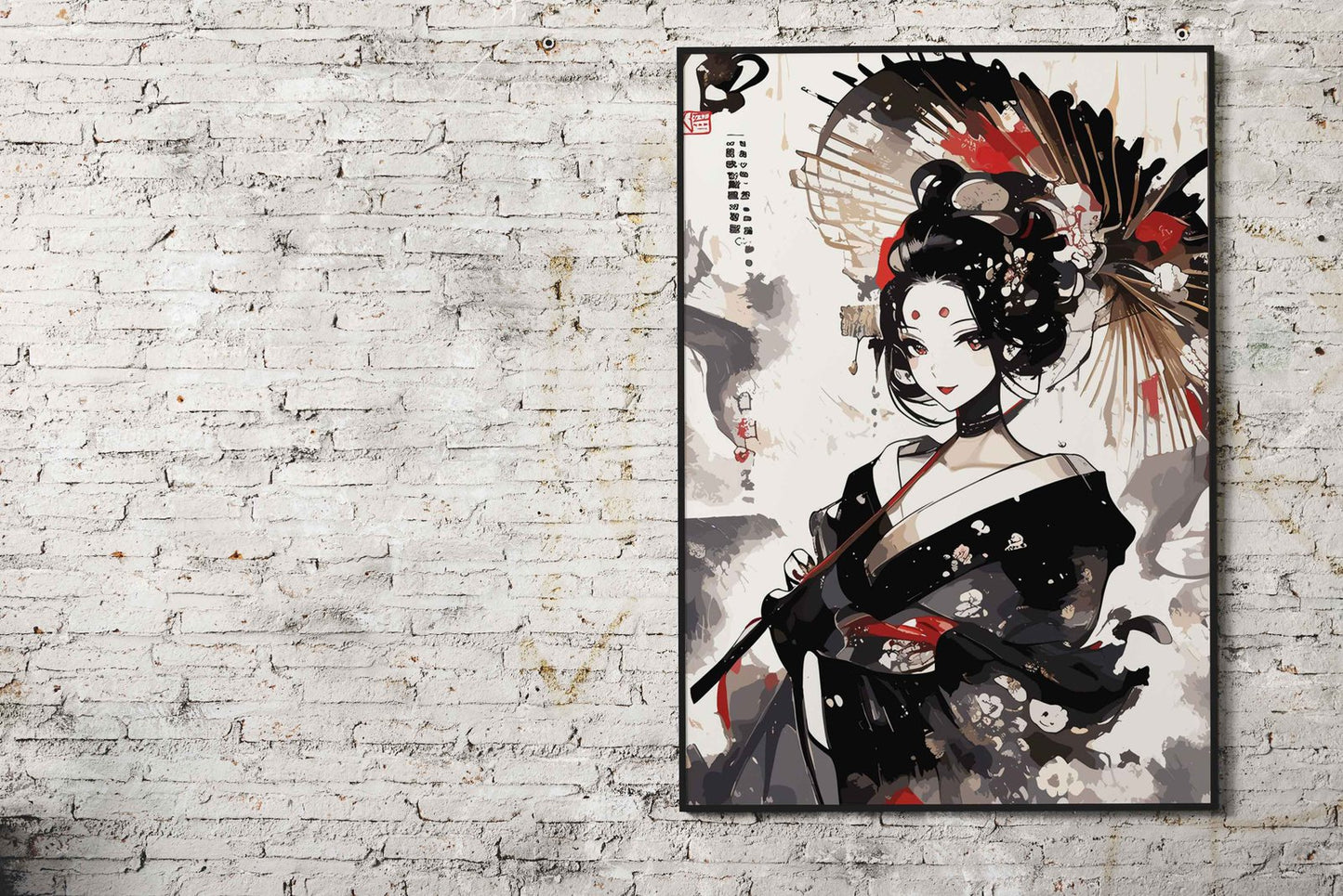 Beauty Geisha Asian Style Poster | Wall Art for Home & Office | High-Quality Print