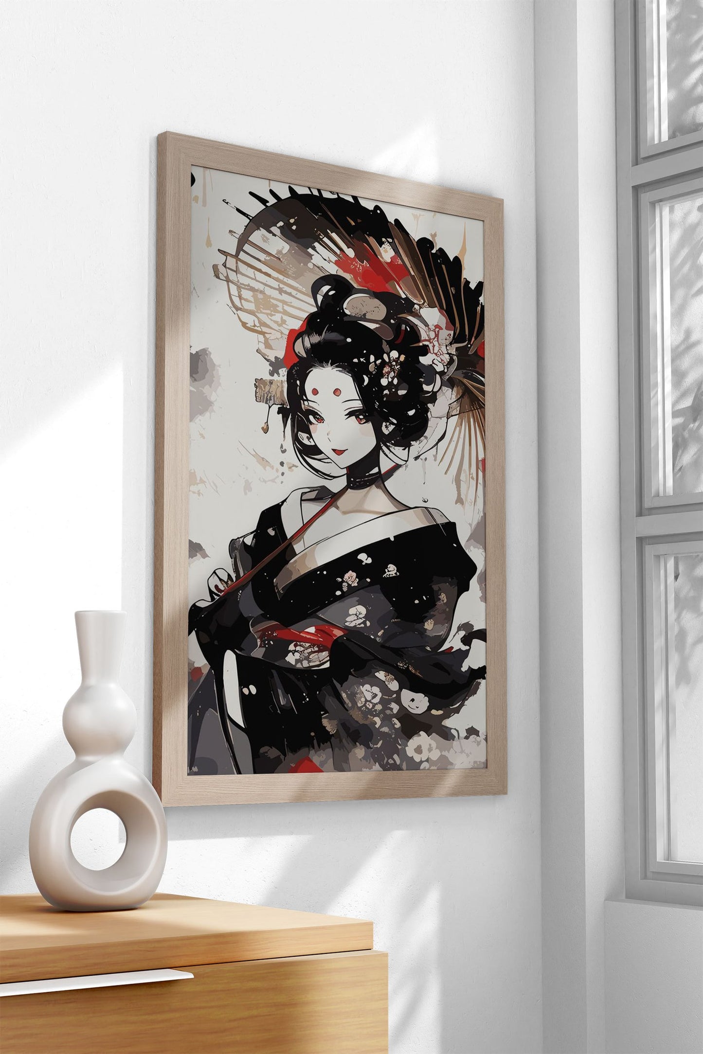 Beauty Geisha Asian Style Poster | Wall Art for Home & Office | High-Quality Print