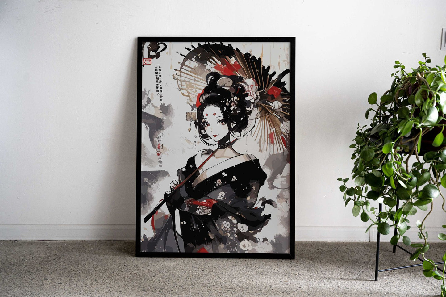 Beauty Geisha Asian Style Poster | Wall Art for Home & Office | High-Quality Print
