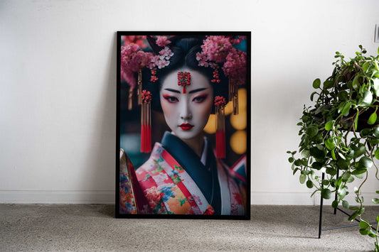 Beauty asian girl Asian Style Poster | Wall Art for Home & Office | High-Quality Print